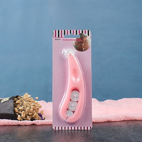 4 st Fondant Cutter Präglingsrullar Tårtdekorationsverktyg Fondant Roller för DIY Tårtdekoration