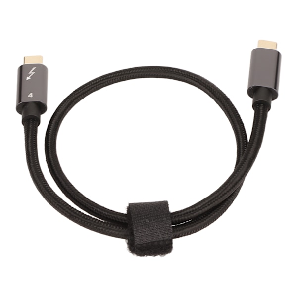 USB 4.0 Kabel 8K HD 40Gbps PD 100W Typ C till Typ C Snabbladdningskabel för Telefon Notebook Tablet 50cm