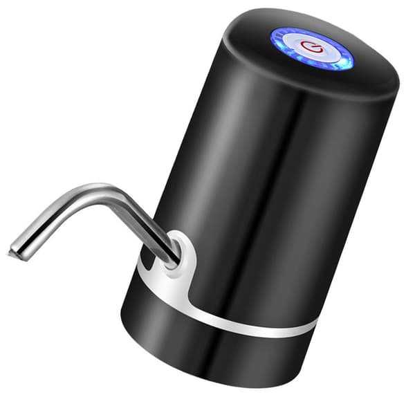 Vattenflaskpump Vattenflaskdispenser Automatisk Dricksvattenpump Bärbar Elektrisk Vattendispenser Svart