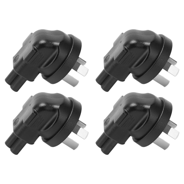 4st AU 3-stiftskontakt till IEC 320 C5 Strömadapter Universell Standard Dator Strömadapter AU-kontakt 100?250V