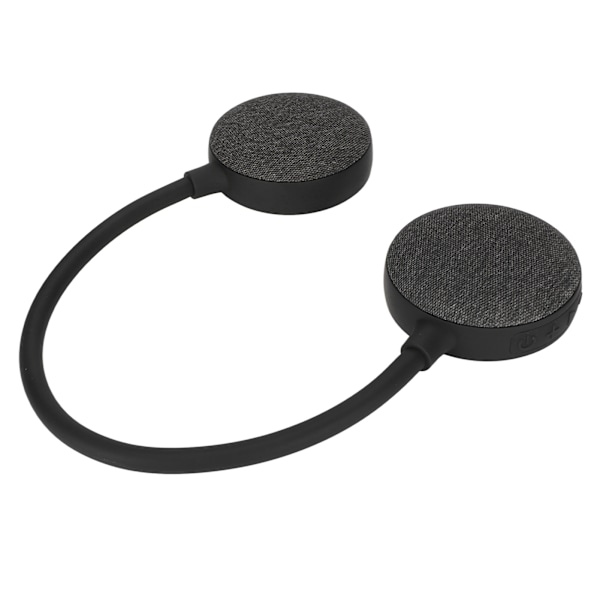 Nackhögtalare Portabel Trådlös Bärbar Stereo Handsfree Nackband Bluetooth-högtalare med Mikrofon för Hem Utomhus Svart