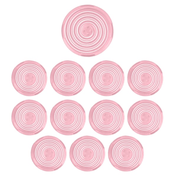 12 st Arcade-knappskydd 20,2 mm 25,3 mm Mekaniska tryckknappsskydd för Kailh för Cherry för Akko för Glorious-brytare Rosa