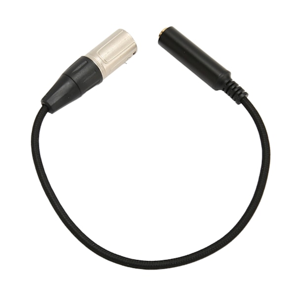 6,35 mm 1/4 tum Hona till XLR Hane Adapterkabel 3-Pin Hane till 6,35 mm Uttag Mikrofon Ljudkabel
