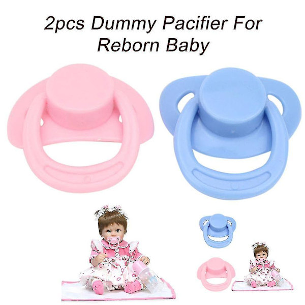 2st Dummy Napp För Reborn Baby Dolls Med Interna Magnetiska Tillbehör