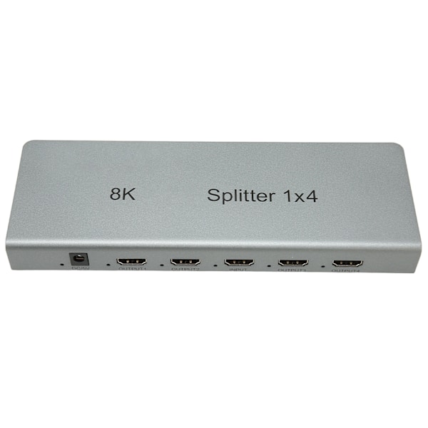 HD Multimedia Interface 2.1 Switch 1 ingång 4 utgångar Hög Hastighet 40Gbps 8K HD Multimedia Interface Splitter 100?240V EU-kontakt