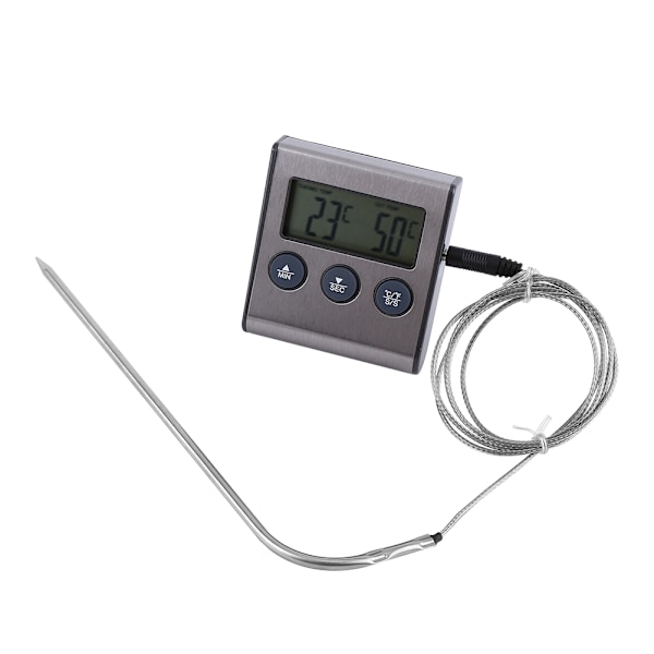 Digital LCD Termometer För BBQ Grill Kött Ugn Kök Matlagning Temperaturmätning Varm
