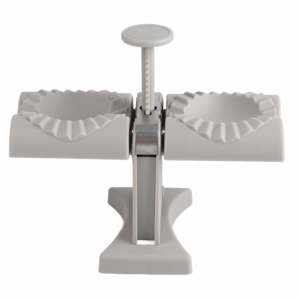 Rostfritt Stål Dumpling Ravioli Maker Press Automatisk Dubbelhuvud Dumpling Omslag Dumpling Form