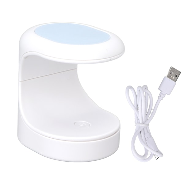 Mini Nagel UV LED Tork 16W 3st Ljuschips 60s Timer Poleringshärdningslampa med USB-kabel