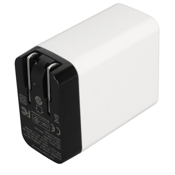Bärbar Dockningsladdare Adapter 3 i 1 Snabbladdning HD Multimedia Interface PD 65W USB C Laddare för Switch OLED 100?240V Svart Vit EU-kontakt