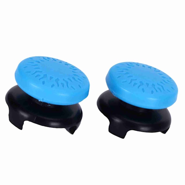 2 st Thumbstick Mjuka Silikonöverdrag Grepp Stick Joystick Controller Spelkontrollknappar för PS5 Blå