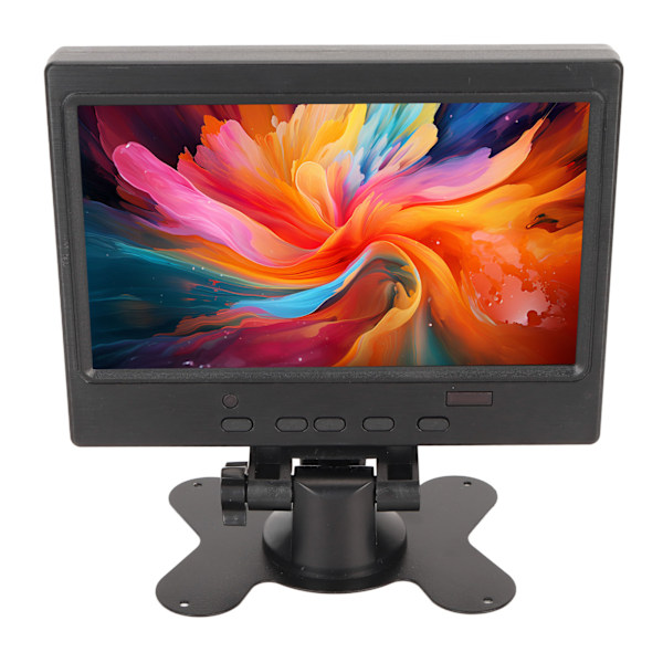 7-tums portabel monitor 1024x600 Stöder HD Multimedia Interface VGA AV Portabel skärm med stöd för PC 100?240V Fjärilsklämma AU-kontakt