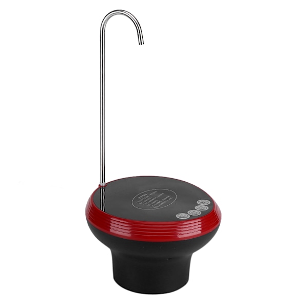 5W USB Uppladdningsbar Elektrisk Vattenpump Dispenser med 1.2L 1.8L Volym Snabbknapp Röd