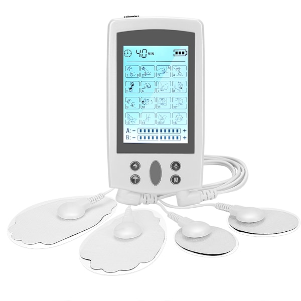 Multifunktionell TENS Fysioterapi Maskin Muskelstimulator Smärtlindring Pulsmassage