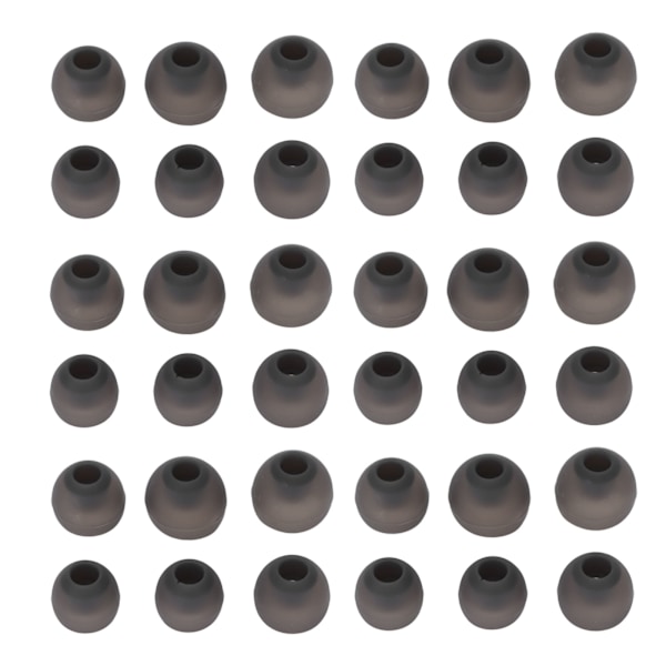 36 st Silikon Öronproppar Mjuka Lätta Ersättningsöronsnäckor för Inre Hål Från 4,5 mm?6,0 mm Hörlurar