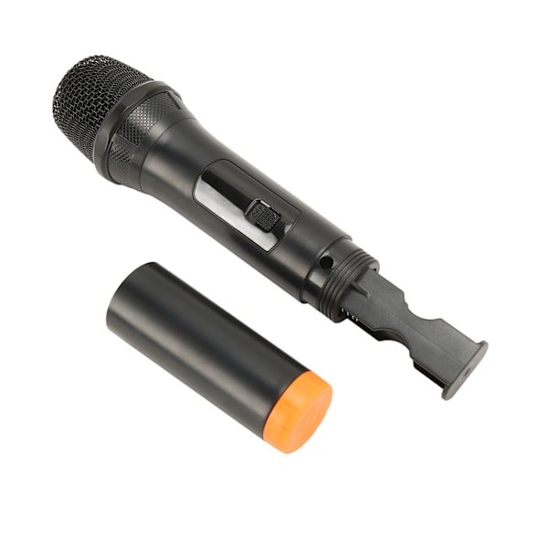 2st Trådlös Mikrofon USB Dynamisk Sladdlös Mikrofon Bärbar Handhållen Mikrofon för Karaoke Sång Presentation