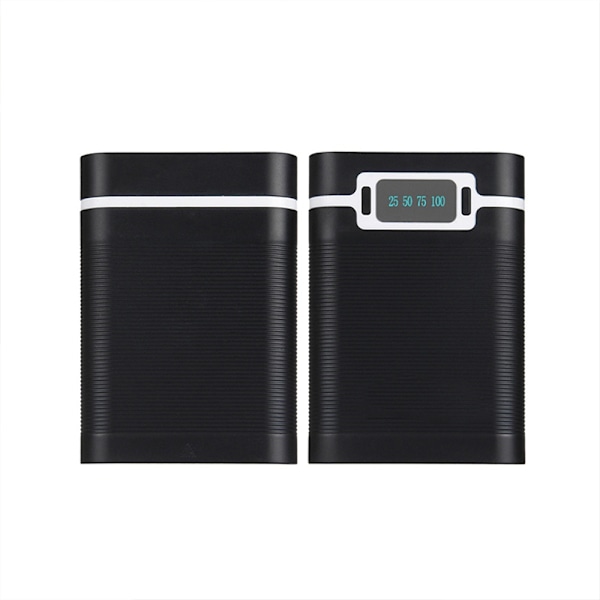 Ekonomisk Powerbank Fodral Extern Box Mobiltelefon 18650 Lödfri LED Digital Display DIY Laddare Box Powerbank Box