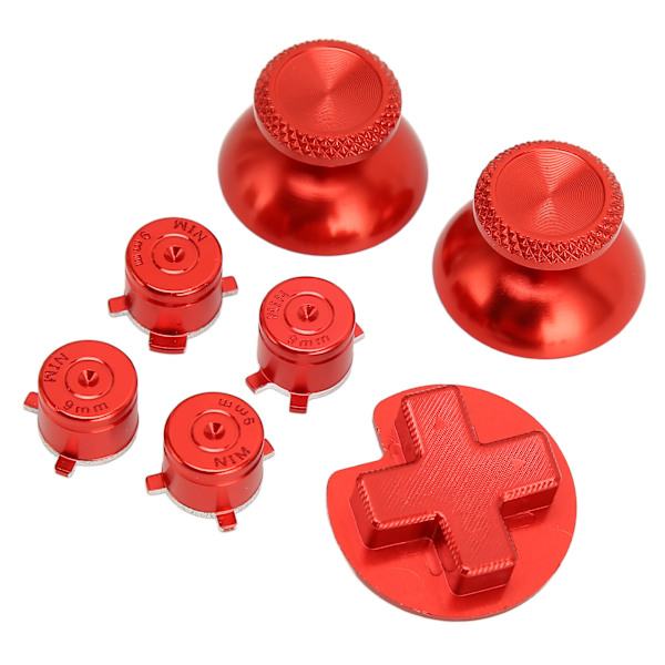 Spelkontroll Metallknappar D-Pad ABXY Kors Aluminiumlegering Reparationsknappar Ersättning för Switch Pro