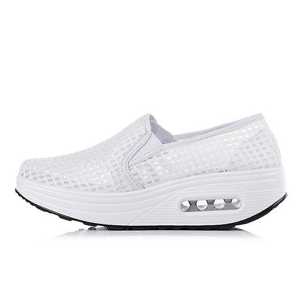Shake Sneakers, Slip-on, Spetsmesh, Swingskor White 7