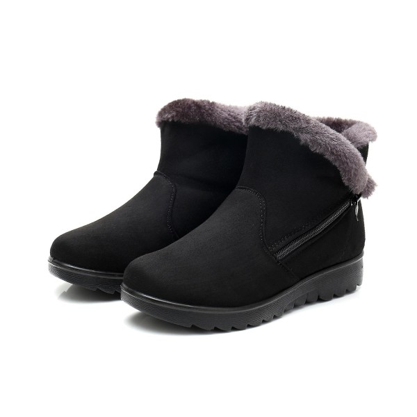 Kvinnor vinter, snö ankelboots black 36