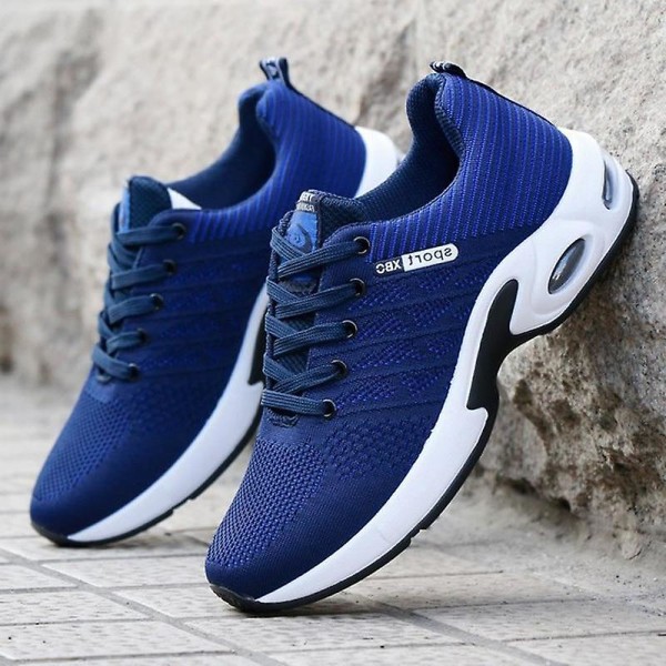 Herr Sneakers, Luftdämpning, Mesh Vandringsskor för Utomhusbruk Red 7