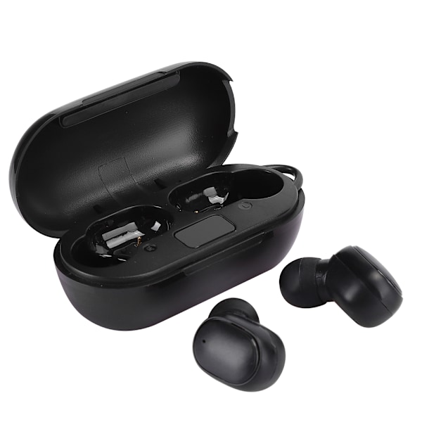 H6 Bluetooth Trådlösa Sport Hörlurar TWS5.0 Mini Bärbara In-Ear Hörlurar Svart(Svart)