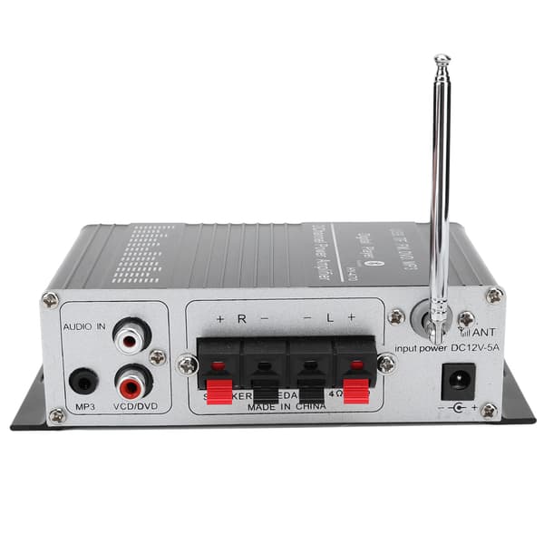 USB Minneskort FM 3 i 1 Stereo Effekt Ljudförstärkare Bluetooth 4.2 Digital Spelare