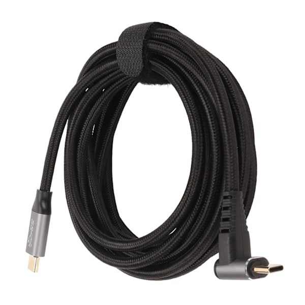 90 Graders USB-C-kabel 4K 60Hz Stöder PD100W Typ C 3.1 Gen2 Full Function USB-C Snabbladdningskabel för Steam Deck 300cm/118.1in
