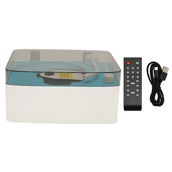 CD-spelare Mini Multifunktionell Vintage Bluetooth-högtalare CD-musikspelare för hem Himmelblå