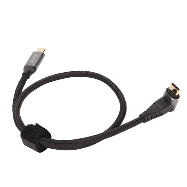 90 Graders USB-C-kabel 4K 60Hz Stöder PD100W Typ C 3.1 Gen2 Full Function USB-C Snabbladdningskabel för Steam Deck 50cm/19.7in