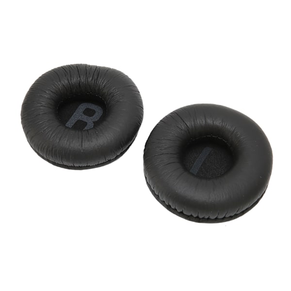 Ersättningsöronkuddar Proteinläder Memory Foam Ljudisolerande Öronkuddar för T450 T450bt Tune600 T500bt Svart