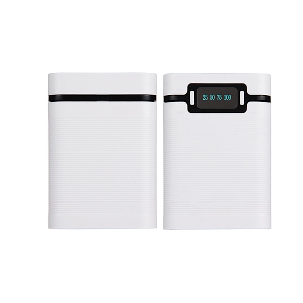 Ekonomisk Powerbank Fodral Extern Box Mobiltelefon 18650 Lödfri LED Digital Display DIY Laddare Box Powerbank Box