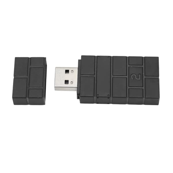 USB Trådlös Kontrolleradapter Multifunktionell Bluetooth-Kontroller för PC för Windows för OS X för Steam Deck för RPi Svart