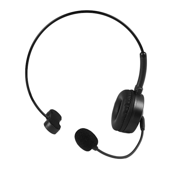 Trådlöst Mono Headset Bluetooth Brusreducerande Enkelsidig Headset med Mikrofon för Call Center Kontor