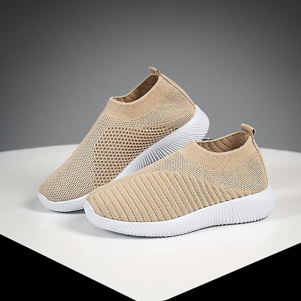 Nya kvinnor vår sommar mjuka sneaker ( set 2) 826kaki 38