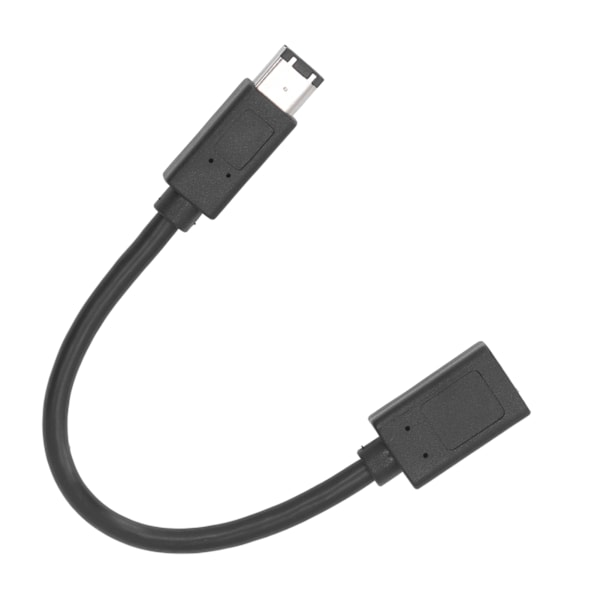 IEEE 1394 Firewire-kabel 800 Mbps 20 cm Lång Plug and Play Hane till Hona 6-Pin till 6-Pin Firewire-kabel för Kamera Skrivare