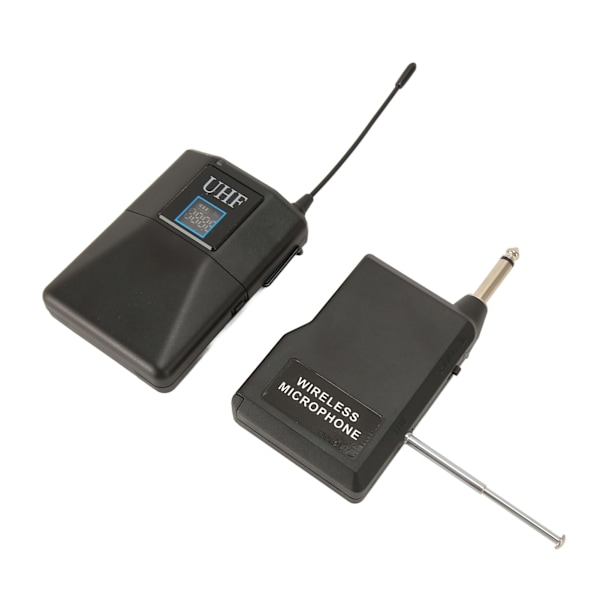 Trådlös Lavalier Mikrofon Brusreducering Mini UHF Clip On Mic för Scenframträdande KTV