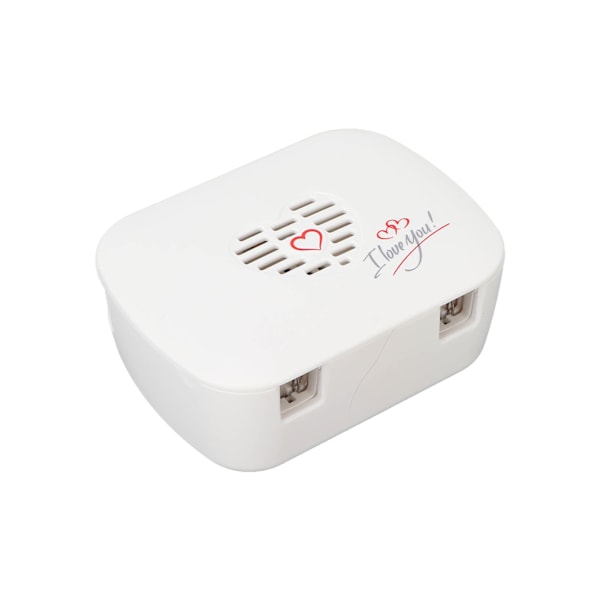 UV Tandborstrengörare Väggmonterad USB-laddning 2 Fack Badrum Tandborstar Rengöringsställ Hållare