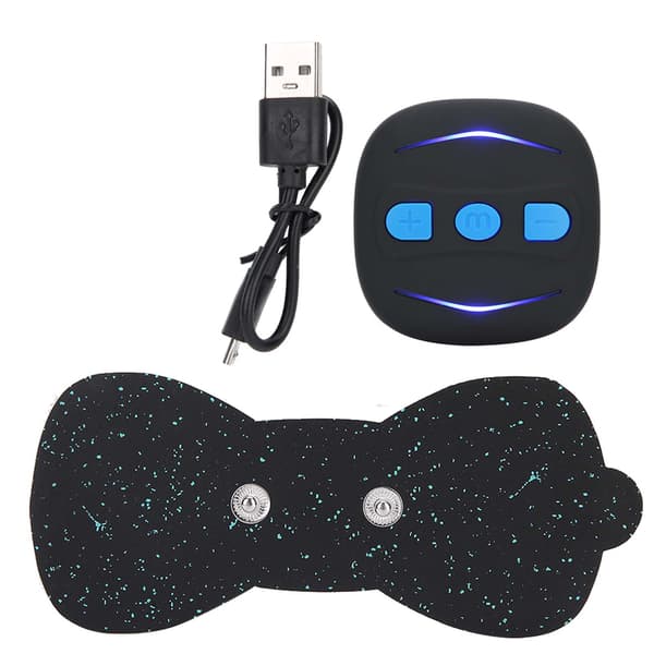 Mini Elektrisk Nackstimulator EMS Puls Massager Cervikal Smärtlindring Massageverktyg