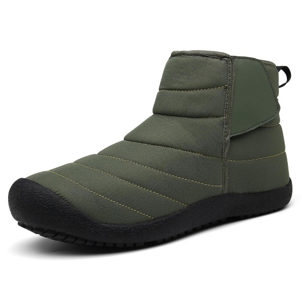 Skor Vinter Män Snow Boots, Outdoor Sneakers 3-Army Green 37