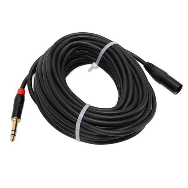 Hane XLR till 6,35 mm Jack Ljudkabel 3-Pin XLR till 1/4 tums TRS Kabel För Mikrofoner Effektförstärkare Ljudmixer