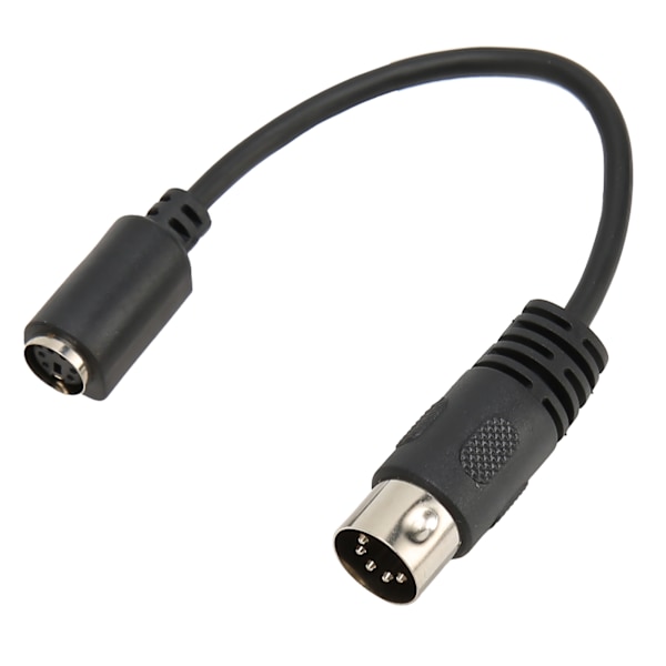 Tangentbordsmus Konverteringskabel DIN 5 Pin Hane till Mini DIN 6 Pin Hona Tangentbordsmus Adapterkabel för PS2 15cm