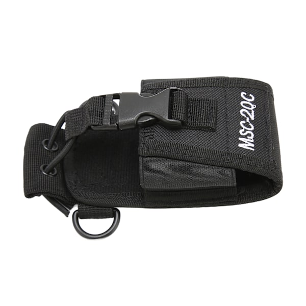 Walkie Talkie Hållare Lättviktig Portabel Universal Nylon Radiofodral Väska för 2-vägsradio MSC 20C