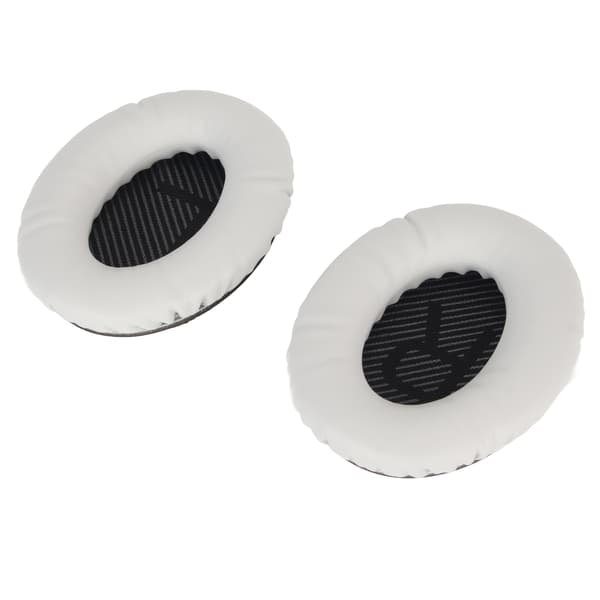 Ersättningsöronkuddar Mjuka Proteinläder Memory Foam Hörlursöronkuddar för QC35 35ii QC25 QC15 QC2 AE2i AE2W Grå