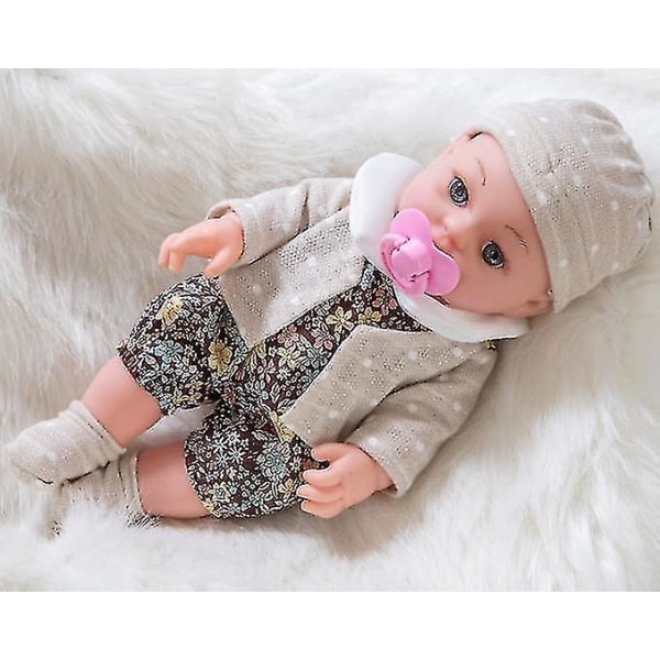 12" mjuka kroppsdockor, Reborn Baby Doll Född Pojke Flicka Baby Naturtrogna Perfekt 1