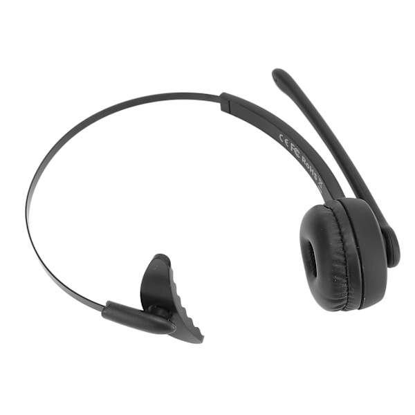 Bluetooth-telefonheadset, Enkelsidig, Rotationsbar Mikrofon, Trådlöst Affärsheadset för Laptop, Mobiltelefon, PC, Surfplatta