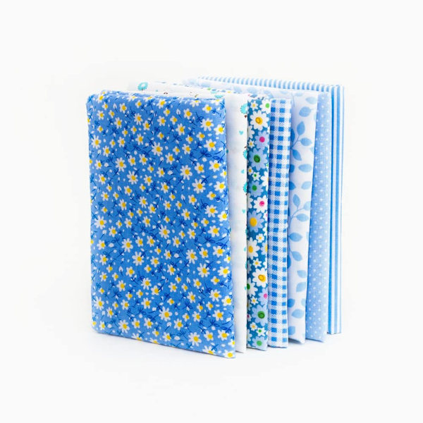 7 st Blandat Fat Quarter Paket Quilt Quilting Bomullstyg Sömnad DIY Set