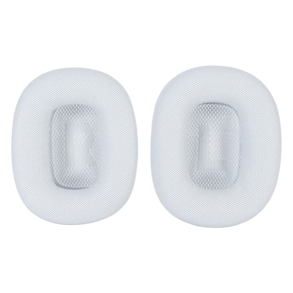 Ersättningsöronkuddar Proteinläder Memory Foam Mjuka Andningsbara Hörlursöronkuddar för IOS Earbuds MAX Grå