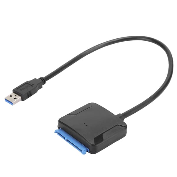 SATA till USB3.0 Hårddiskadapter PC Konverteringskabel för Win98/ME/2000 (US 100-240V)