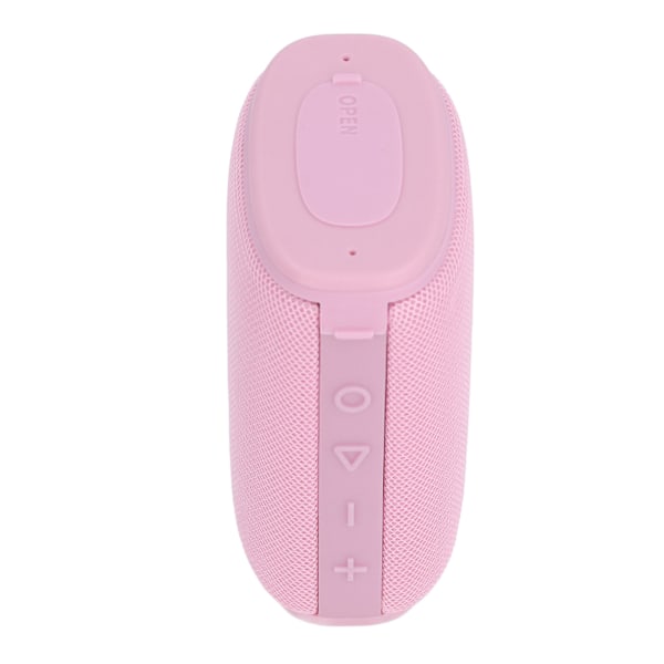 Bluetooth 5.0 Högtalare IPX7 Vattentät 1000mAh Uppladdningsbar Stereo Ljud Högtalare Portabel Trådlös Högtalare för Resor Vandring Kontor Rosa
