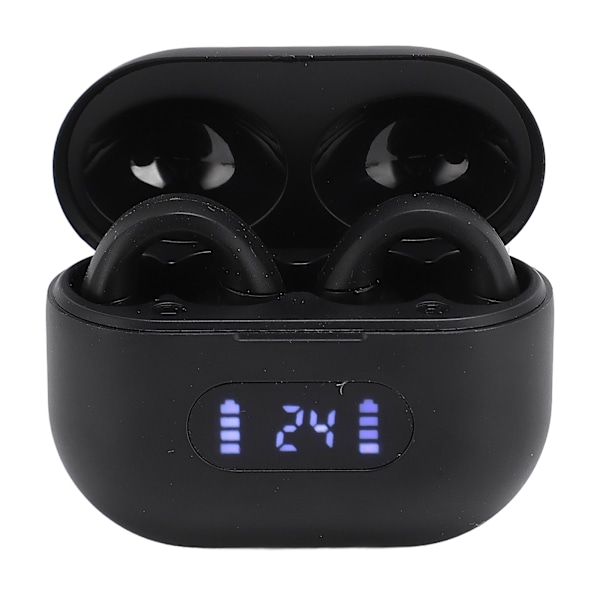 Öronklämma Bluetooth-hörlurar Öppet öra Låg latens Brusreducering Klämma på Trådlösa hörlurar med LED-strömindikator